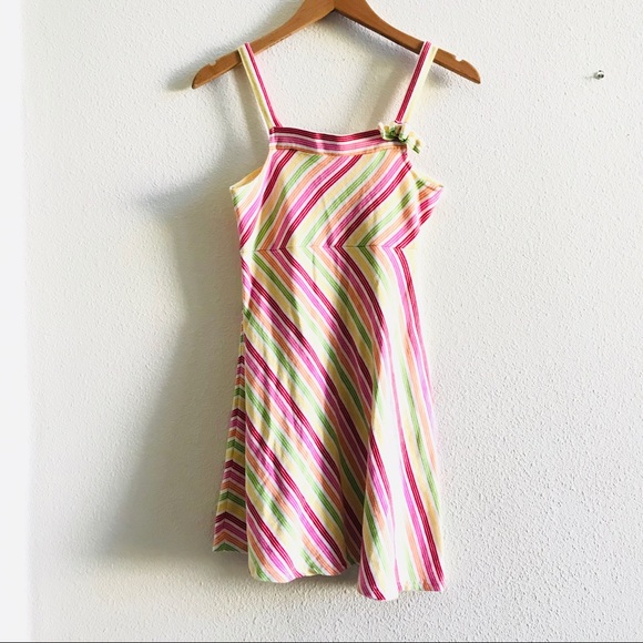 NWT Gymboree Stripe SwimSuit cover up Knit Sundress 5 6 7 Swim Shop Girls